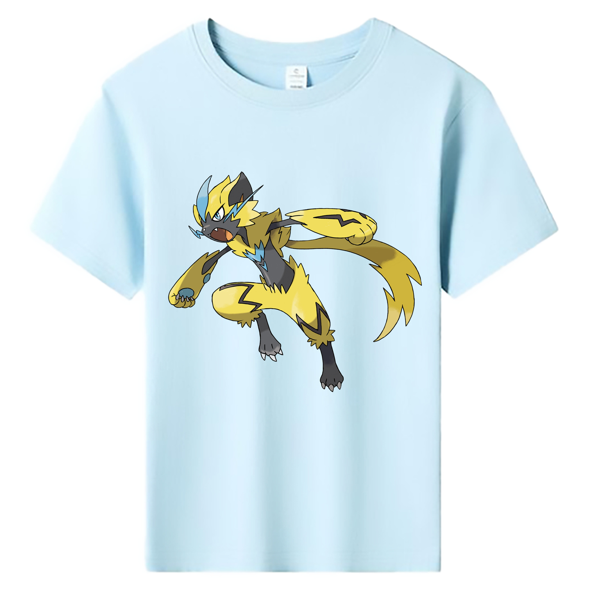 （画像用） ポケットモンスター Pokémon 綿100％キッズTシャツ（フロントプリント）